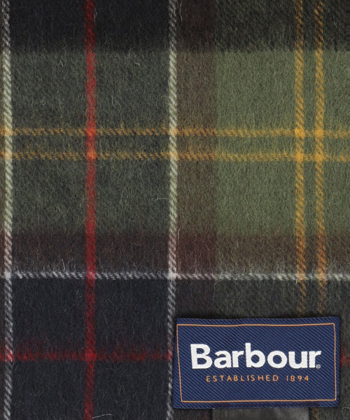 Barbour Brack Patchwork Tartan Scarf | Red