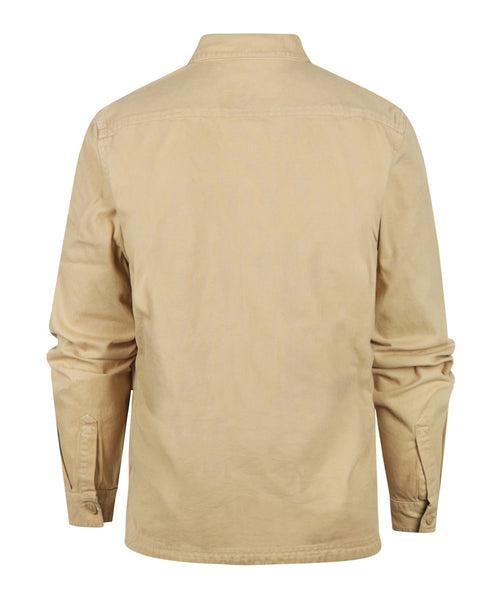 Barbour Lingfield Canvas Overshirt | Beige