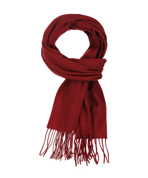 Scarf 100% Cashmere | Bordeaux Red