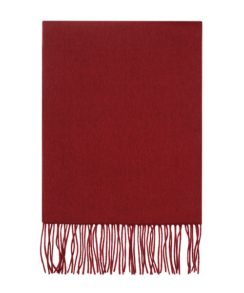 Scarf 100% Cashmere | Bordeaux Red