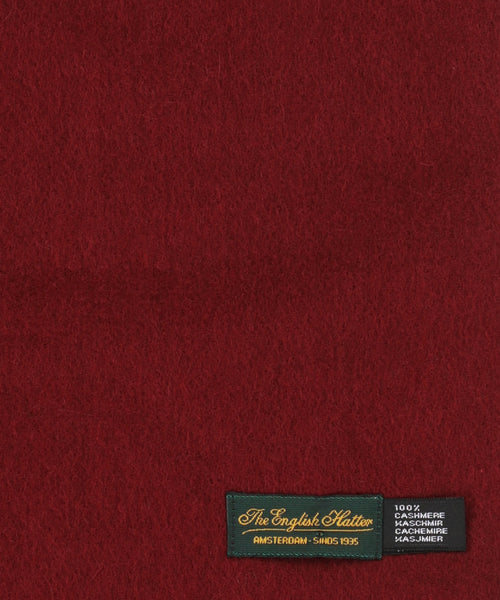 Scarf 100% Cashmere | Bordeaux Red