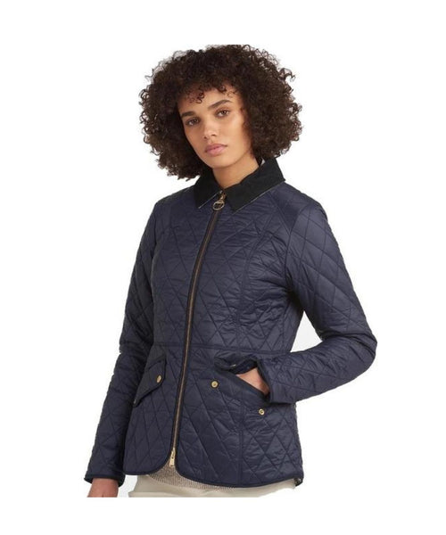 Barbour Haydock Quilt Dames | Navy Blauw