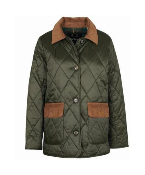 Barbour Bragar Quilt Women | Olive