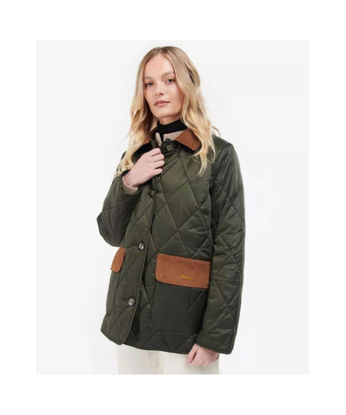 Barbour Bragar Quilt Women | Olive