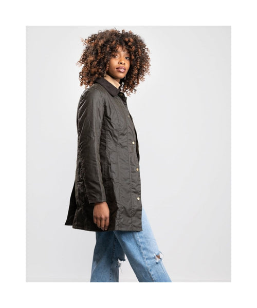 Barbour Belsay Wax Jacket Women | Olive