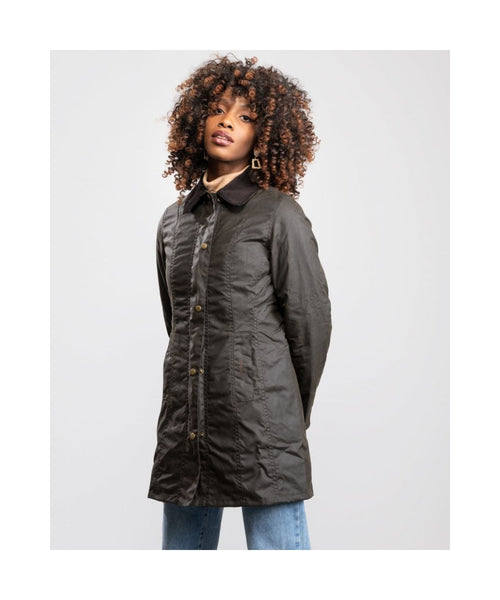 Barbour Belsay Wax Jacket Women | Olive