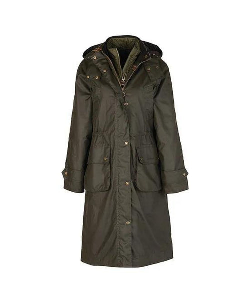 Barbour Cannich Wax Jacket Women | Olive