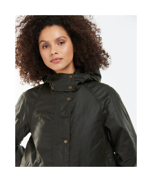 Barbour Cannich Wax Jacket Women | Olive