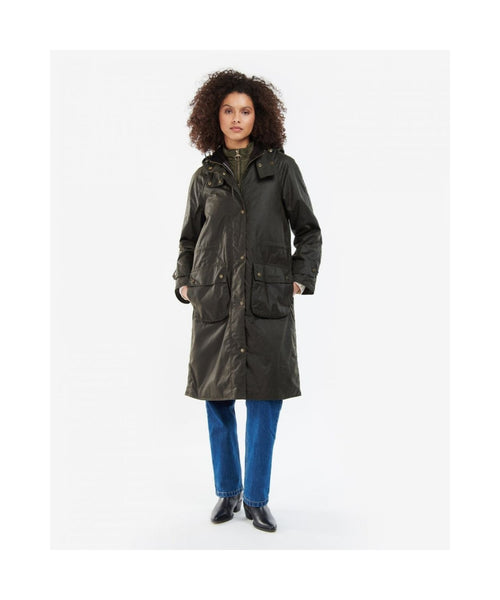 Barbour Cannich Wax Jacket Women | Olive