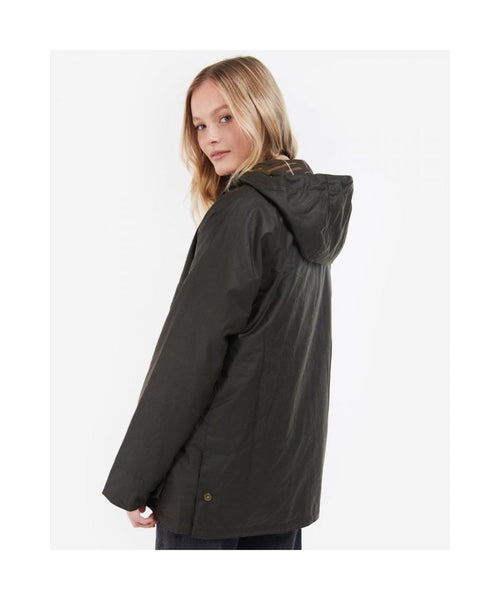 Barbour Arley Wax Jacket Dames | Olive