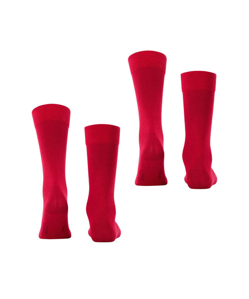 Falke 2 Pack Happy | Rood